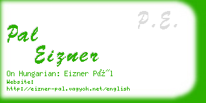 pal eizner business card